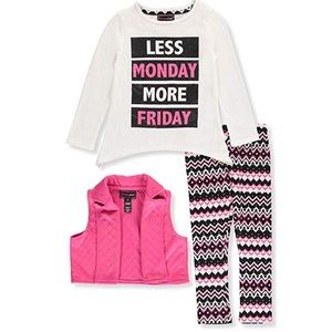 Dream Star Toddler Girl 3-piece outfit